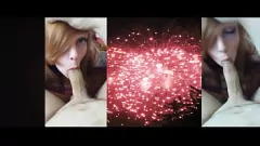 Redare Călărie și creampie a soției roșcate pe 4 iulie