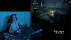 Jouer Busty Brunette Bailey cherche un plaisir dans le gameplay Alan Wake - Part 4